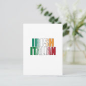 Irisitalienisch Postkarte (Stehend Vorderseite)