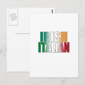 Irisitalienisch Postkarte (Vorne/Hinten)