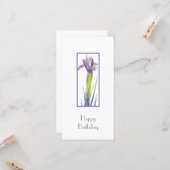 Iriskarte Karte (Vorderseite/Rückseite Beispiel)