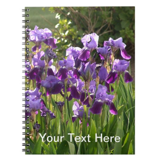 Irisnotizbuch Notizblock (Vorderseite)