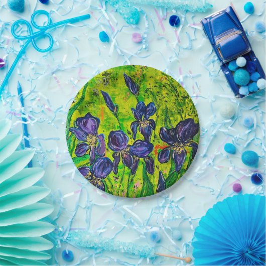 Irispapierplatte Pappteller (Party)