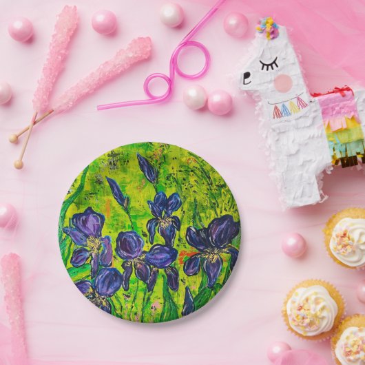 Irispapierplatte Pappteller (Party)