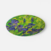 Irispapierplatte Pappteller (Schrägansicht)