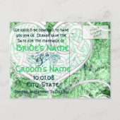 IrisSave the Date Ankündigungspostkarte (Rückseite)