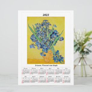Irissen Kalender für 2023 Vincent van Gogh
