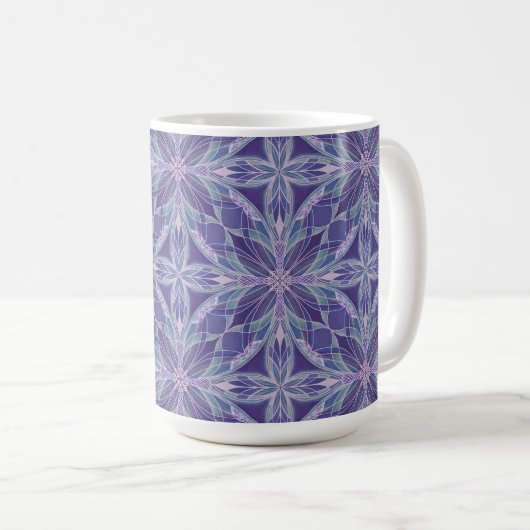 "Irisveil" Mug Kaffeetasse (VorderseiteRechts)