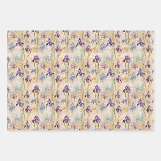 Irisverpackungspapier Geschenkpapier Set (Vorderseite 3)