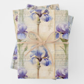 Irisverpackungspapier Geschenkpapier Set (Beispiel)
