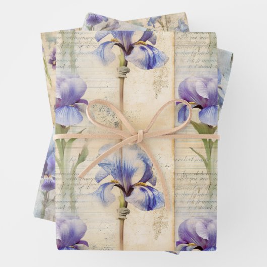 Irisverpackungspapier Geschenkpapier Set (Beispiel)