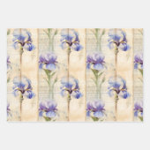 Irisverpackungspapier Geschenkpapier Set (Vorderseite)