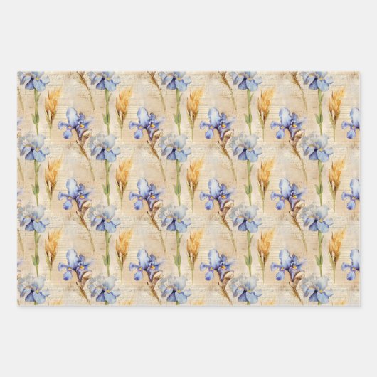 Irisverpackungspapier Geschenkpapier Set (Vorderseite 3)