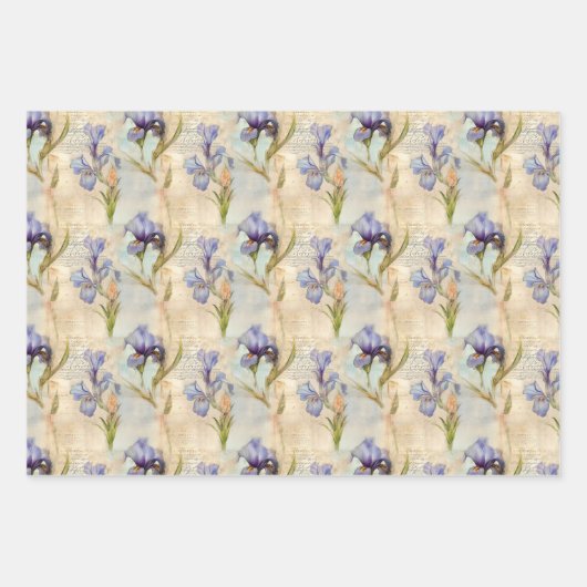 Irisverpackungspapier Geschenkpapier Set (Vorderseite 2)