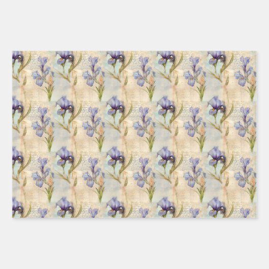 Irisverpackungspapier Geschenkpapier Set (Vorderseite 3)