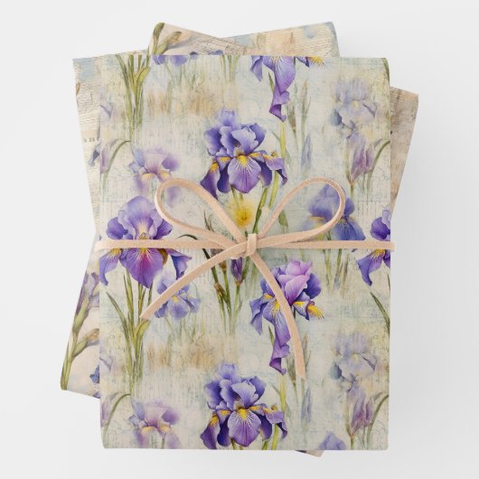 Irisverpackungspapier Geschenkpapier Set (Beispiel)