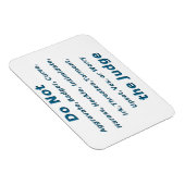 Irk den Richter nicht Magnet (Rechte Seite)