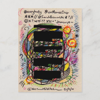 irkafirka @Twitter stürzt Postkarten ab