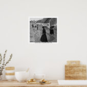 Irland 1902, Fairhead Village, Landkreis Galway Poster (Küche)