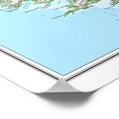 " Irland: 2011/heute - Detaillierte Landkarte ... Poster (Ecke)