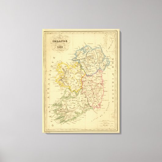 Irland 3 leinwanddruck (Vorderseite)