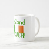 Irland 4 je Flagge Kaffeetasse (VorderseiteRechts)