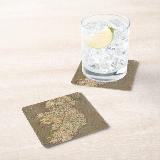 Irland 8 rechteckiger pappuntersetzer (Vor Ort)