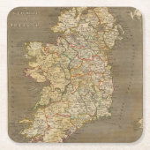 Irland 8 rechteckiger pappuntersetzer (Vorderseite)