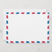 Irland Air Mail Wedding Save the Date (Rückseite)