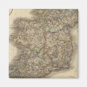 Irland Atlas Karte Magnet