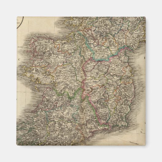 Irland Atlas Map Magnet (Vorne)