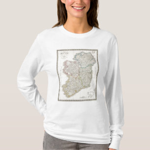 Irland-Atlaskarte T-Shirt