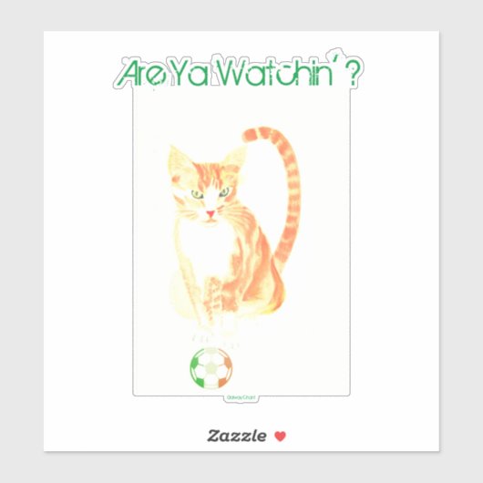 Irland Aufkleber (Blatt)