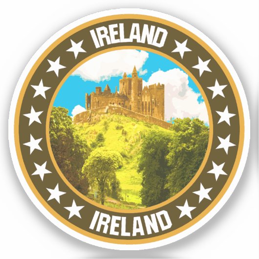 Irland Aufkleber (Vorderseite)