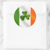Irland-Aufkleber Runder Aufkleber (Tasche)