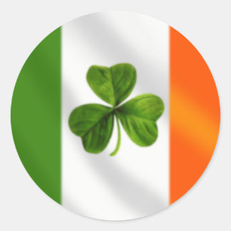 Irland-Aufkleber Runder Aufkleber