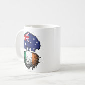 Irland - Australisches Tree Roots-Flag Kaffeetasse (Vorderseite Links)