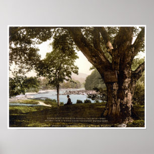 Irland, Avoca Wicklow, Meeting of Waters Gedicht Poster