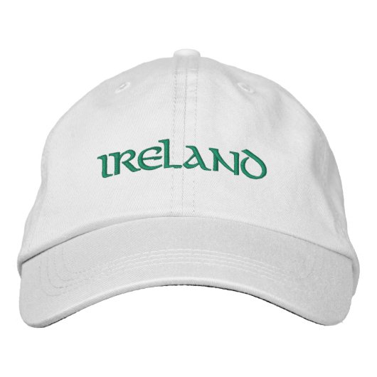 Irland Bestickte Baseballkappe (Vorderseite)