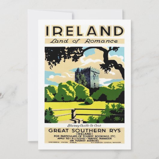 Irland Blarney Castle 5x7 große Postkarte (Vorderseite)