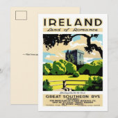 Irland Blarney Castle 5x7 große Postkarte (Vorne/Hinten)