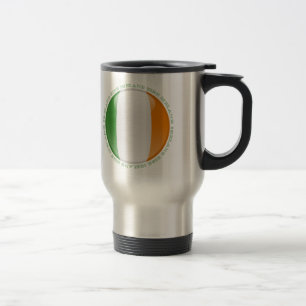 Irland-Blasen-Flagge Reisebecher