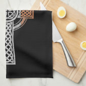 Irland Celtic Cross Handtuch (Viertel Falte)