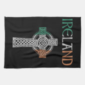 Irland Celtic Cross Handtuch (Horizontal)