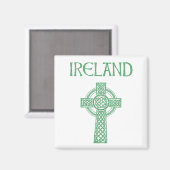 Irland Celtic Cross Magnet (Vorderseite/Rückseite)