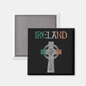 Irland Celtic Cross Magnet (Vorderseite/Rückseite)