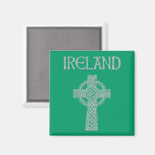 Irland Celtic Cross Magnet (Vorderseite/Rückseite)