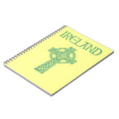 Irland Celtic Cross Notebook Notizblock (Linke Seite)