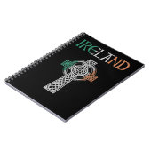 Irland Celtic Cross Notebook Notizblock (Linke Seite)