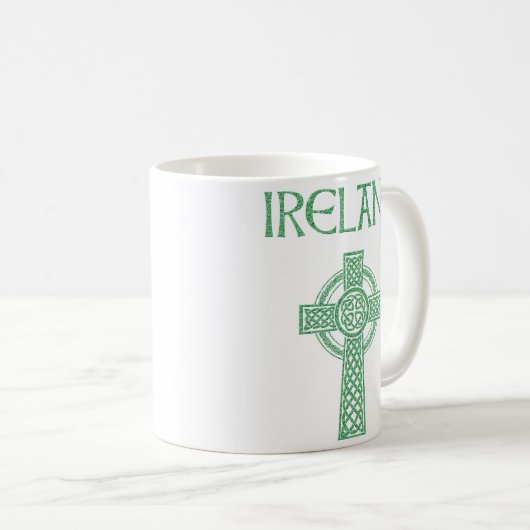 Irland Celtic Cross Tasse (VorderseiteRechts)