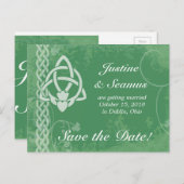 Irland Claddagh Ankündigungspostkarte (Vorne/Hinten)