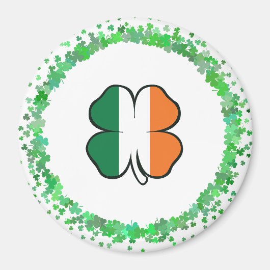 Irland Clover Saint Patrick's Day Magnet (Vorne)